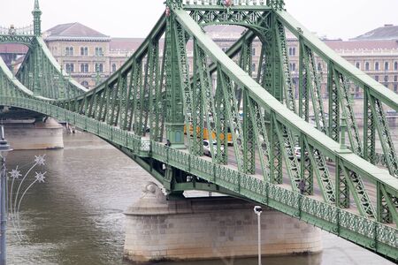Liberty Bridge closeの写真素材