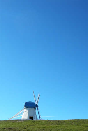 Old windmill at Heritage Park, Calgary, Alberta.の写真素材
