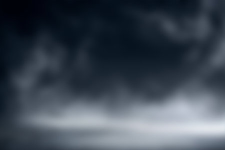 Abstract dark background with smoke and fog. 3D Rendering.