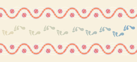 ornamental pattern design,  illustrationのイラスト素材