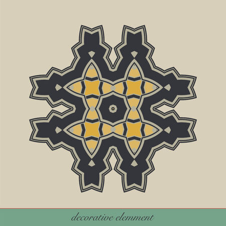 Decorative element for page design, or for other graphic designs use. Vector illustration.のイラスト素材
