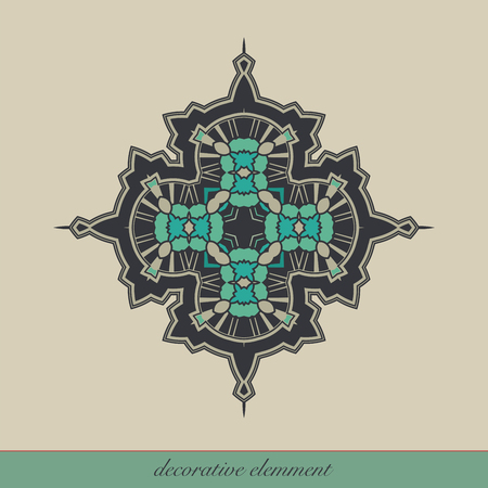 Decorative element for page design, or for other graphic designs use. Vector illustration.のイラスト素材