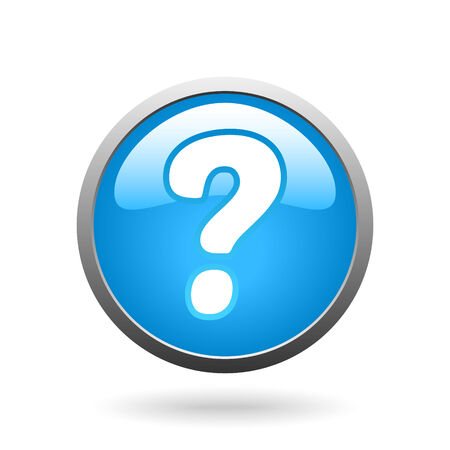 vector blue check mark button with light shadowのイラスト素材