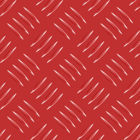 vector repeated red metal pattern with many metallic elementsのイラスト素材