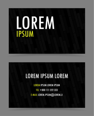 business card, design of corporate business cardのイラスト素材