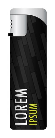 vector lighter corporate identity, design of corporate objectsのイラスト素材