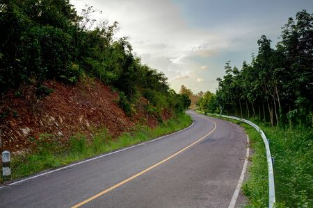 Winding Roadの写真素材