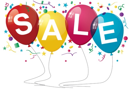 Sale Balloonsのイラスト素材