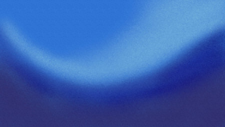 Blue abstract background with some smooth lines in it. Freeform gradient blue background with Noise...