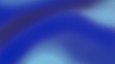 Blue abstract background with some smooth lines in it. Freeform gradient blue background with Noise...