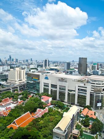 BANGKOK - JUNE 19: Siam Square showing the newly built Siam Paragon , Siam Ocean World and other...