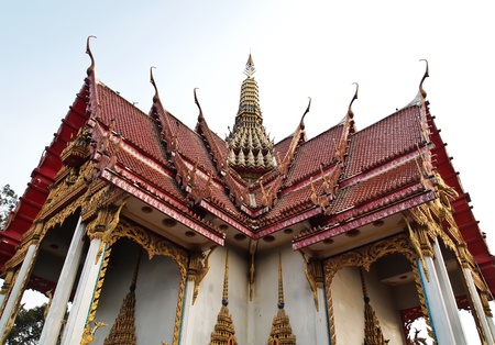 A Temple for Buddhist in Suphanburi , Thailandのeditorial素材