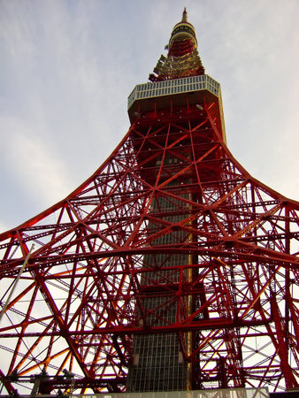 Tokyo Tower is a communications and observation tower located in Shiba Park, Minato, Tokyo, Japan.