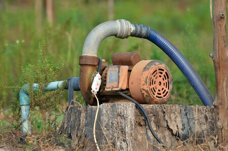Old water pump in my Orchard