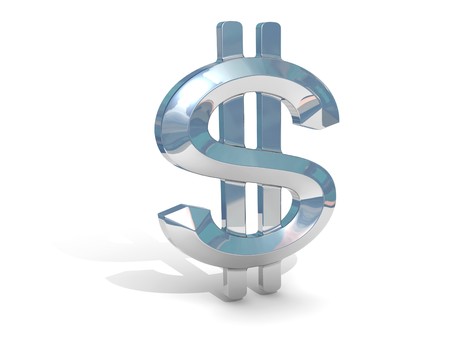 Chrome dollarの写真素材