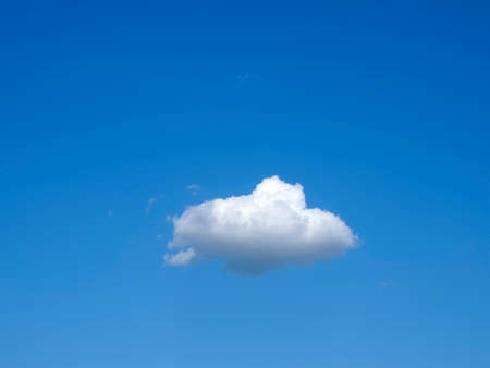 Single Cloud. Nice cloud with clear sky background.