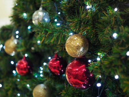 Christmas holiday background. Merry Christmas and happy New Year.の写真素材