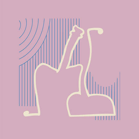 whiskey alcohol bottle. the party has alcohol. minimalism design. continuous line. placard. cards. prints. signs or banners. posters and invitations. free space for text. restaurant wall pictures.のイラスト素材