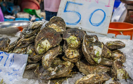 seafood market in Naklua near Pattaya