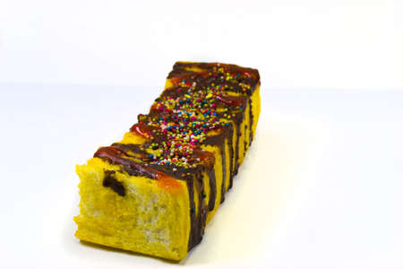 butter choc swirl bread in thailandの写真素材