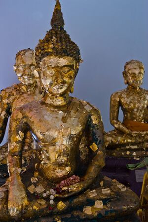 the image of Buddha in the pavilion , at bang pree temple,Samootprakarn ,の写真素材