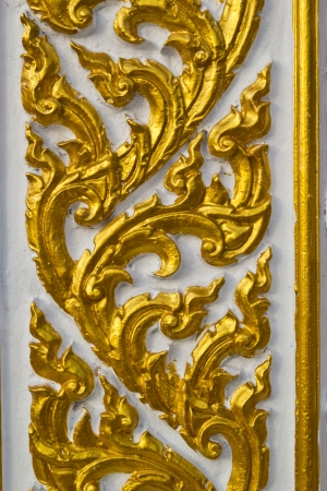 thai style wall at rayongの写真素材