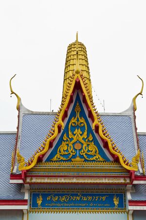 chunch on sky at chonburi thailand.の写真素材