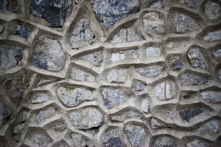 stone wall at thailandの写真素材