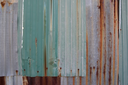tin plate background at thailandの写真素材