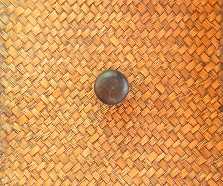 native Thai style bamboo wallの写真素材