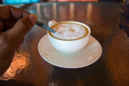 perfect white coffee cup