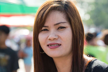 portrait of a beautiful young lady smiling