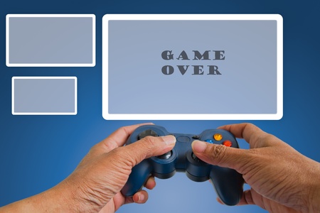 play game with a joystick