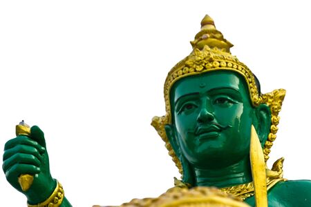 indra statue in Thailandの写真素材