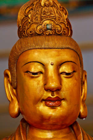 beautiful face of Buddha image