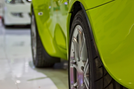 view point side automobileの写真素材