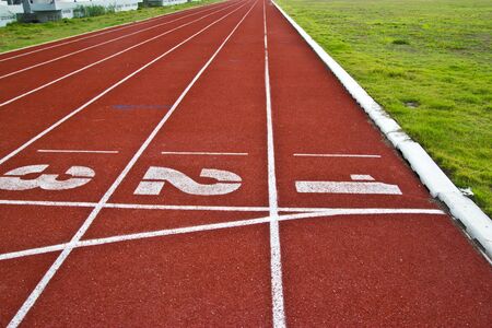start running track rubber standard red color