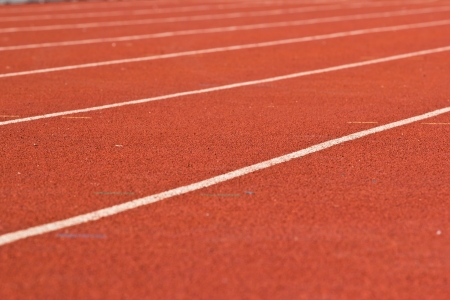 running track rubber standard red color