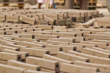 Raw bricks