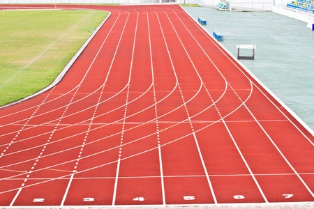 Start and Finish point of race track