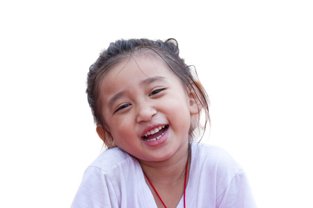 Cheerful girl in sports stadiumの写真素材