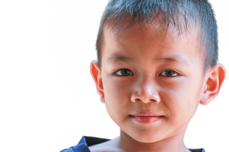 Boy with a cheerful expression.の写真素材