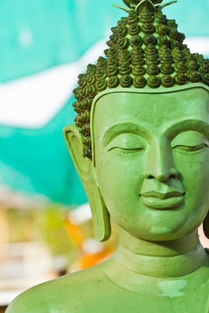 Ancient Buddha face, Ayutthaya, Thailandの写真素材