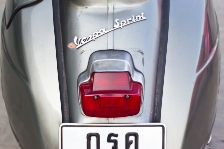 Modern classic scooter at thailandのeditorial素材