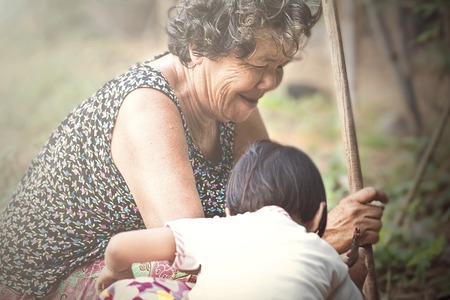 happy senior woman の写真素材