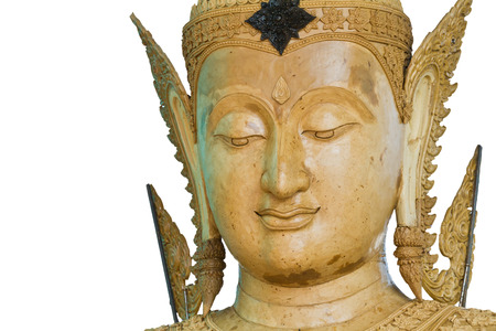 Statue of Buddha space for your textの写真素材