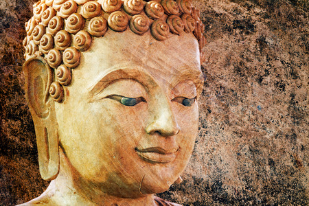 buddha face by waxの写真素材