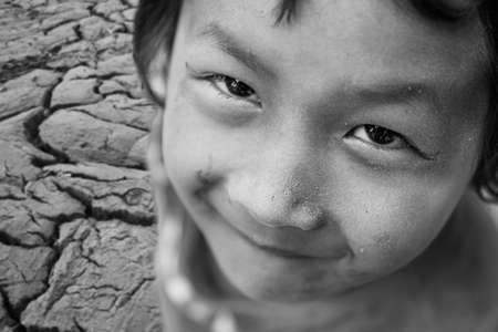 close up of child eyes looking at cameraの写真素材