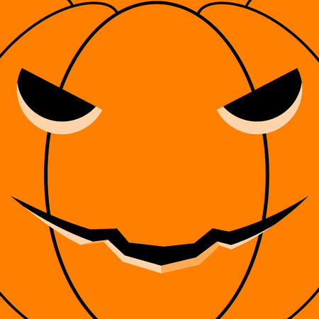 Halloween Pumpkin Card のイラスト素材