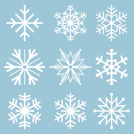snowflake icons snowflake vectors snowflakes set snowflake vector
